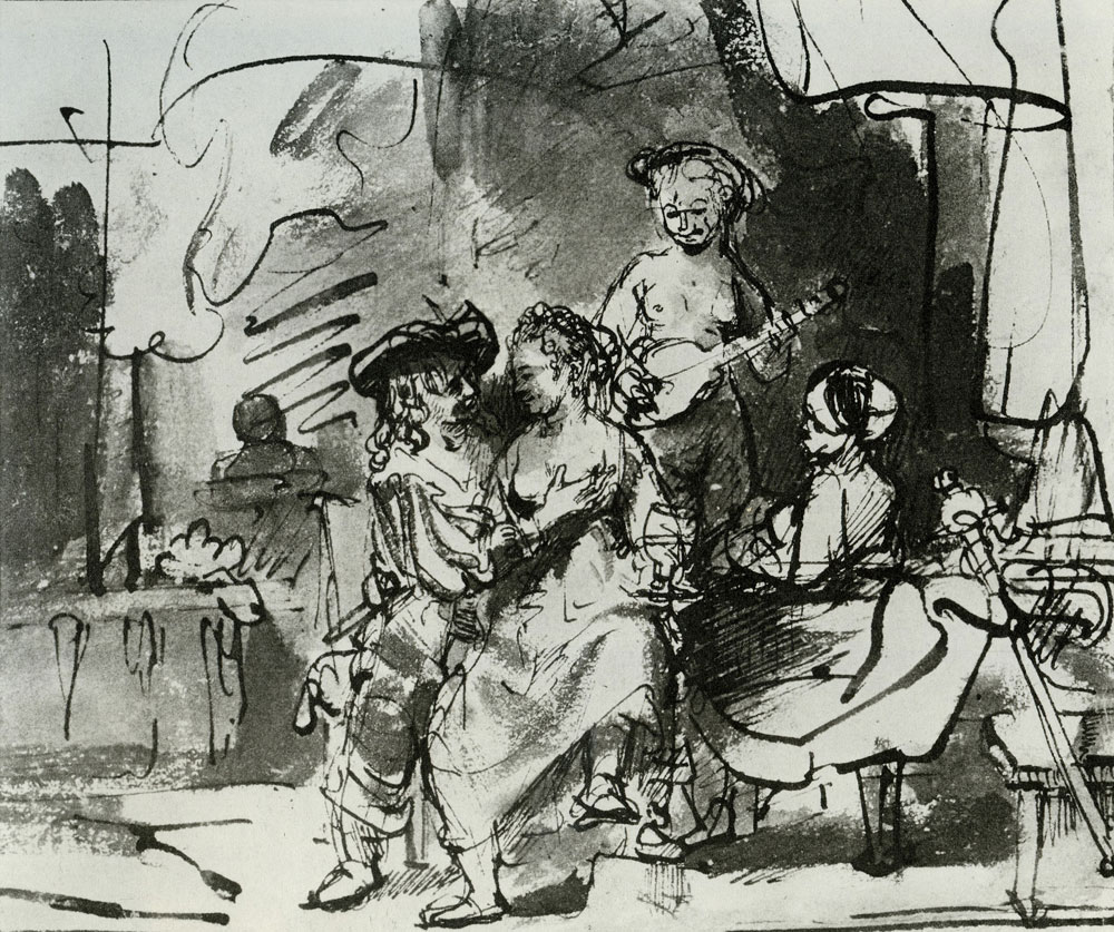 Rembrandt - The Prodigal Son with the Loose Women