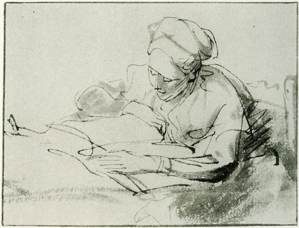Rembrandt - A Woman Reading