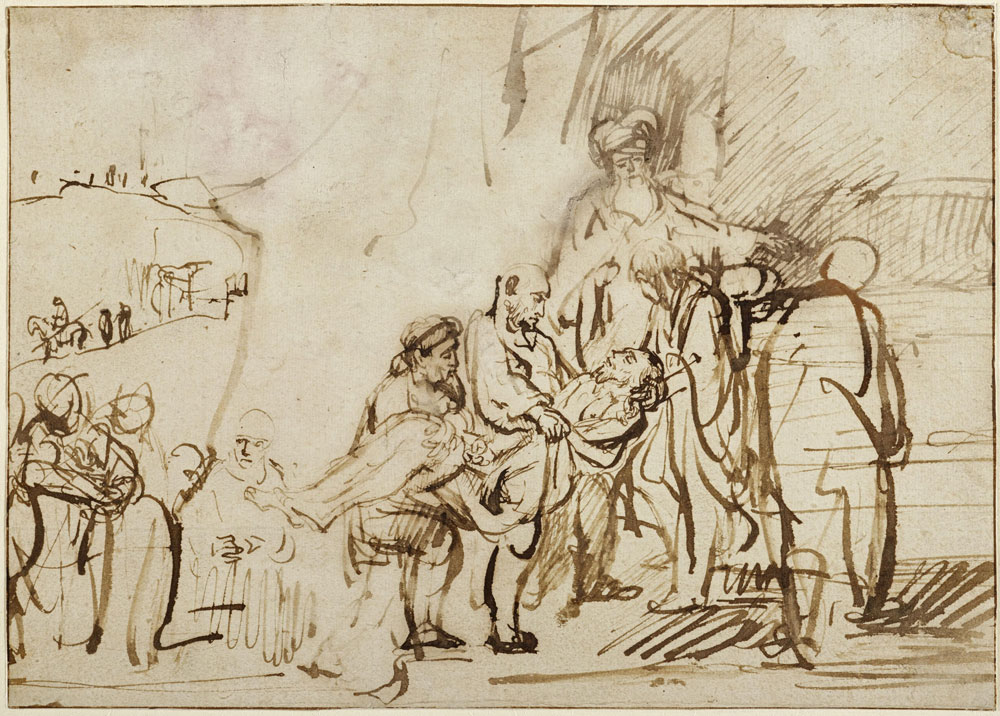 School of Rembrandt - The Entombment of Christ