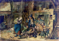 Cornelis Dusart The Feast of St Nicholas