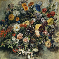 Eugène Delacroix Bouquet of Flowers