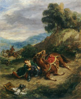 Eugène Delacroix The Death of Lara