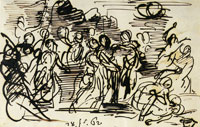 Eugène Delacroix The Kiss of Judas