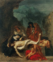 Eugène Delacroix The Lamentation