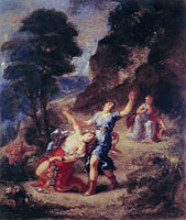 Eugène Delacroix Spring - Orpheus and Eurydice