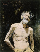 Mariano Jose-Maria-Bernardo Fortuny y Marsal Old Man Naked in the Sun