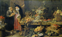 Frans Snyders and Jan Wildens Fruit Market