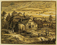 Hendrick Goltzius Landscape with a Farmhouse