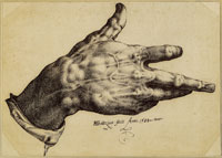 Hendrick Goltzius Goltzius's Right Hand