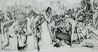 John Everett Millais The Disentombment of Queen Matilda