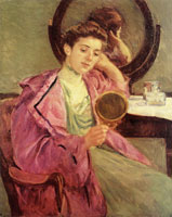 Mary Cassatt Woman at Her Toilette