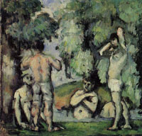 Paul Cézanne Five Bathers