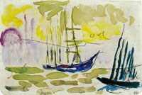 Paul Signac Boats on the Golden Horn