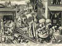 Philips Galle after Pieter Bruegel - Prudence