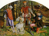 William Holman Hunt Valentine Rescuing Sylvia from Proteus