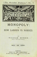 William Morris Monopoly; or, How Labour is Robbed