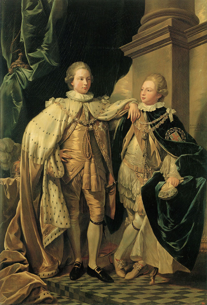 Benjamin West - Portrait of George, Prince of Wales, and Prince Frederick, later Duke of York