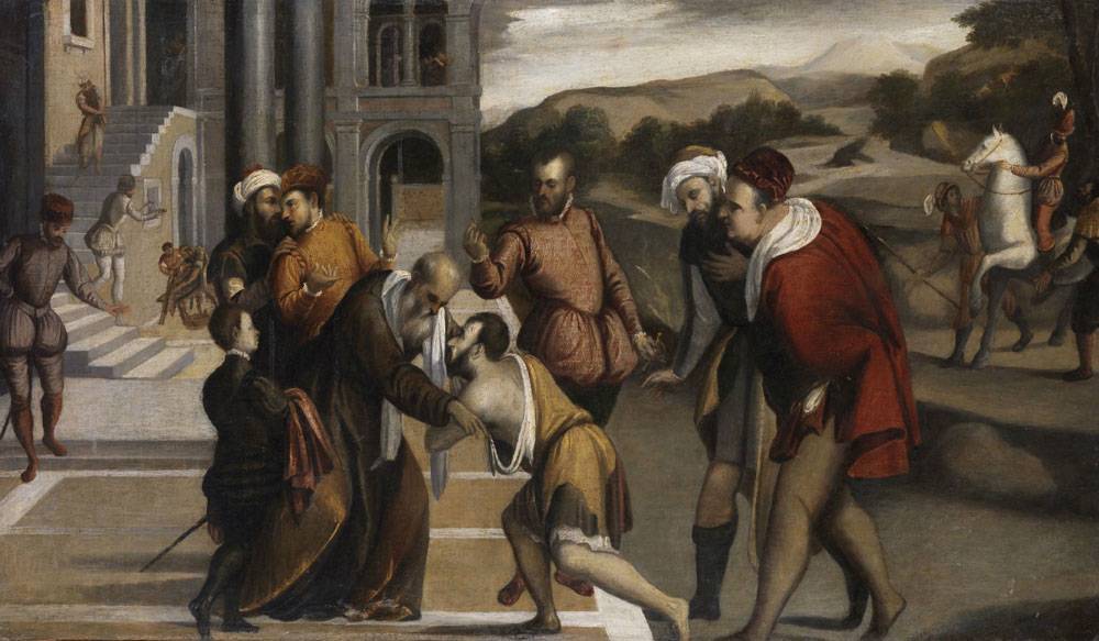 Attributed to Bonifacio Veronese - The Return of the Prodigal Son