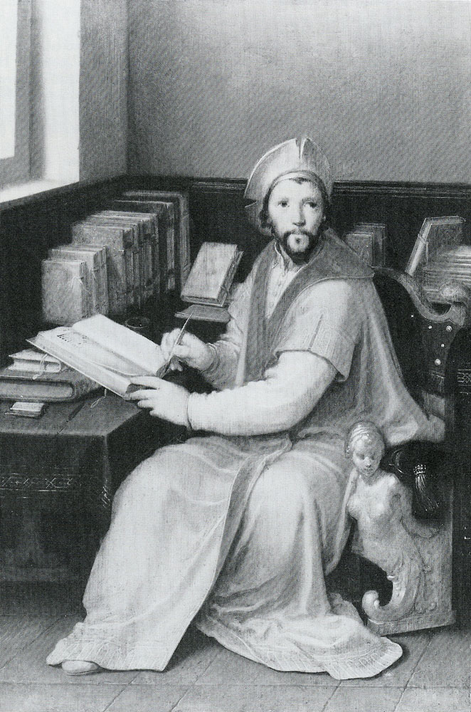 Cornelis van Haarlem - A Scholar in his Study
