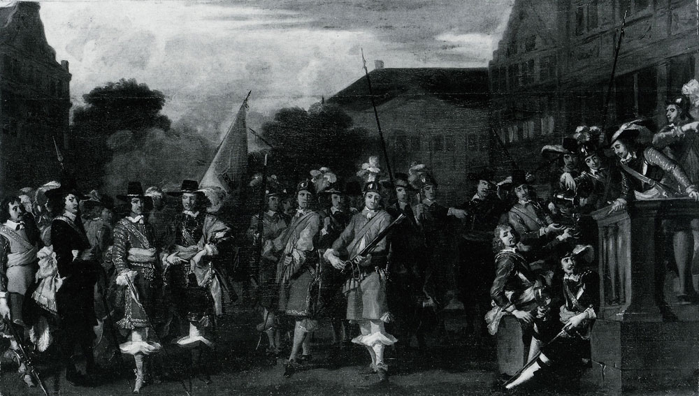 Imitator of the mid-17th-century Dutch School - A Company of Amsterdam Militiamen