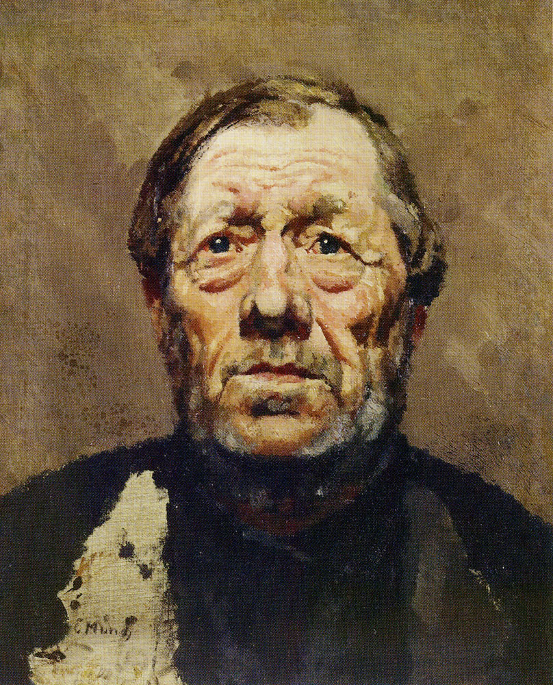 Edvard Munch - Study of an Old Man's Head