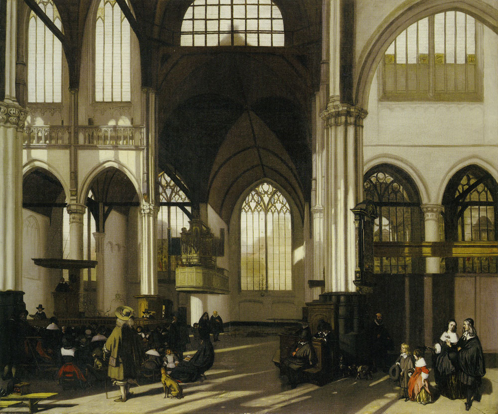 Emanuel de Witte - Interior of the Oude Kerk