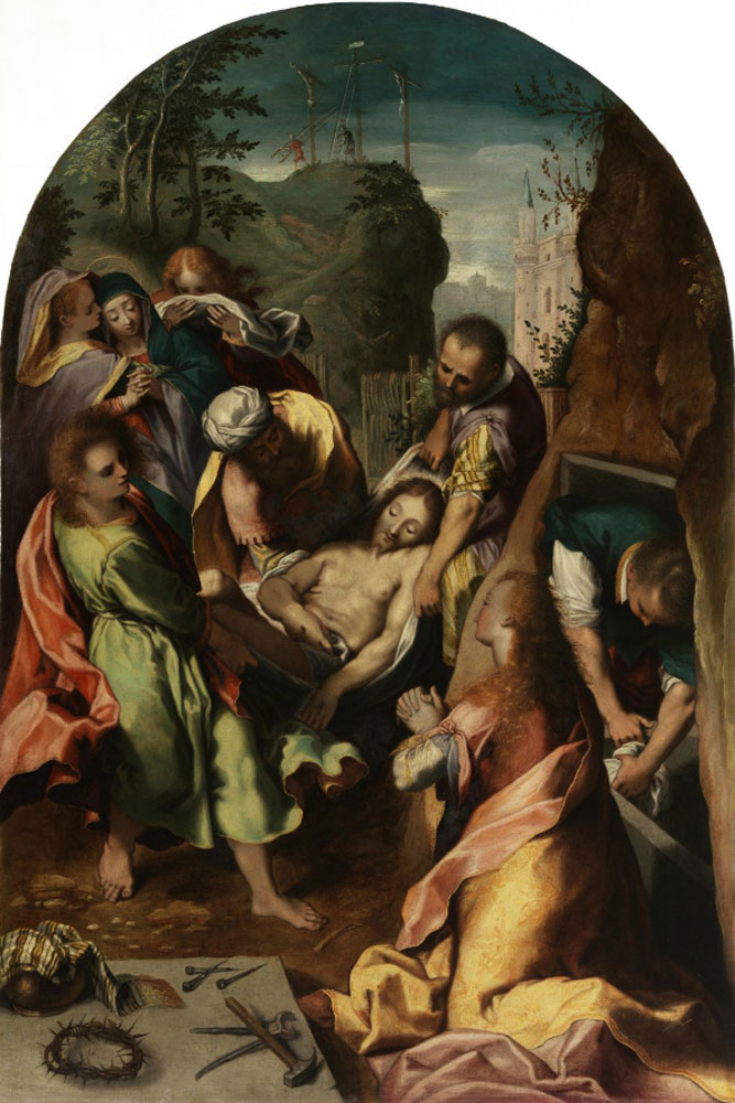 Follower of Federico Barocci - The Entombment of Christ