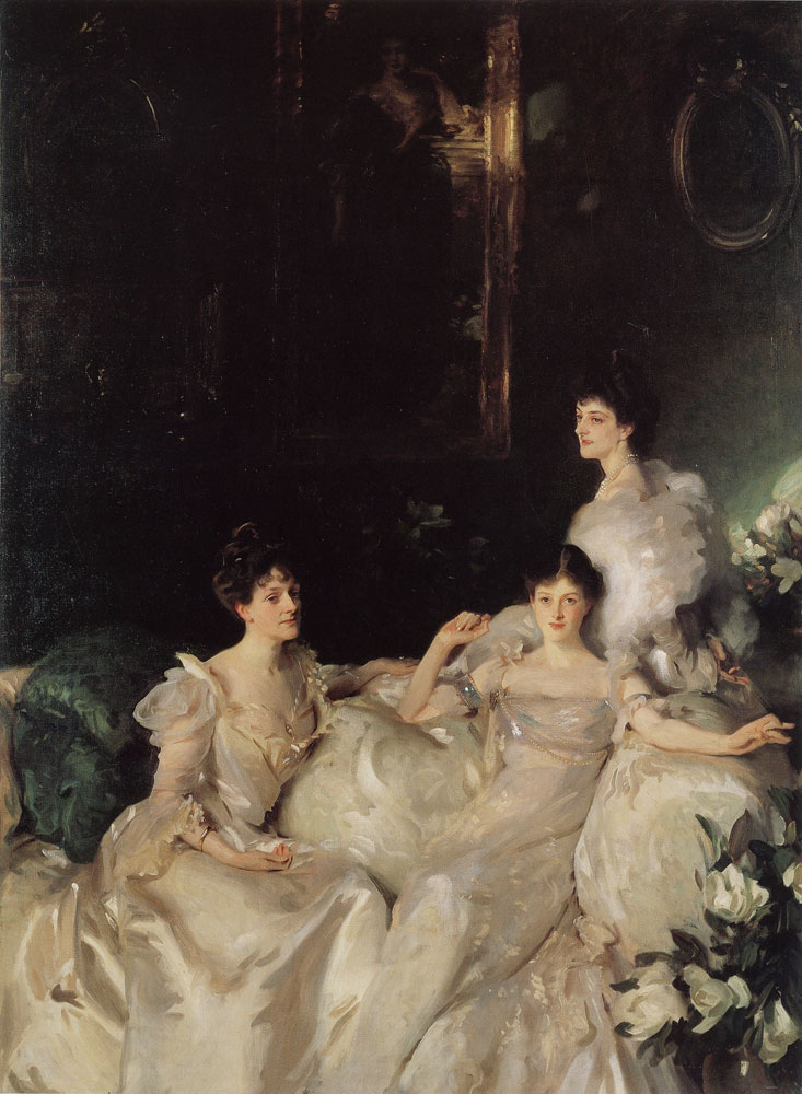 John Singer Sargent - Lady Elcho, Mrs Adeane and Mrs Tennant or The Wyndham Sisters