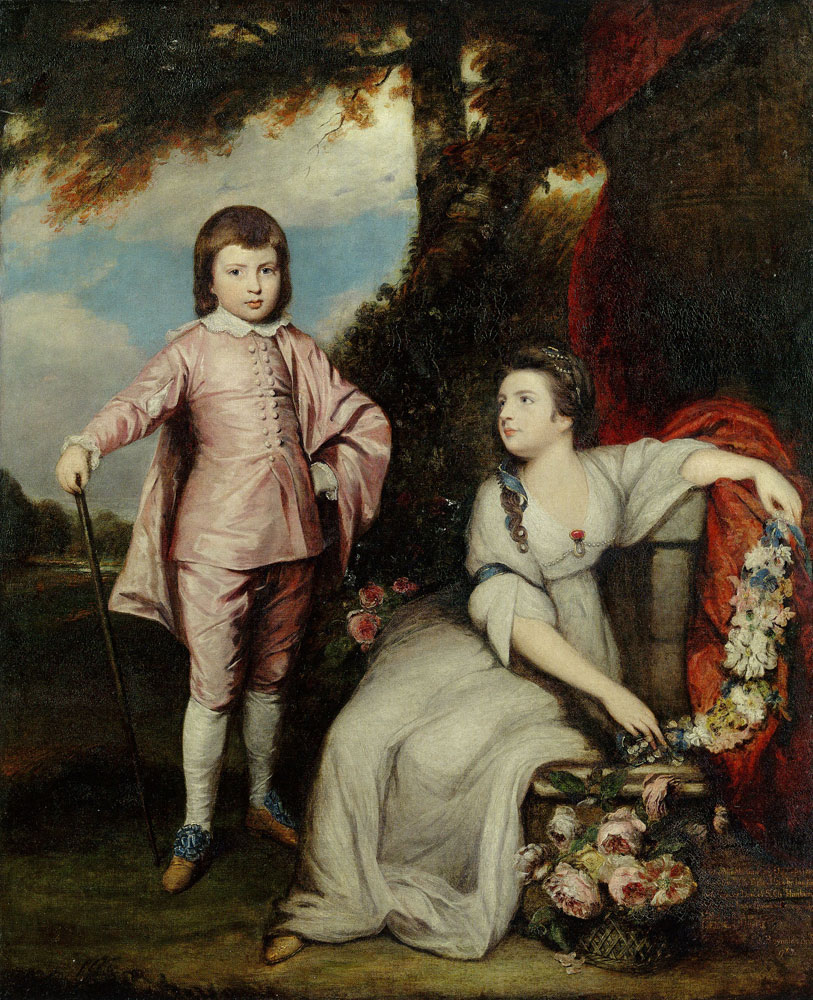 Joshua Reynolds - George Capel, Viscount Malden, and Lady Elizabeth Capel