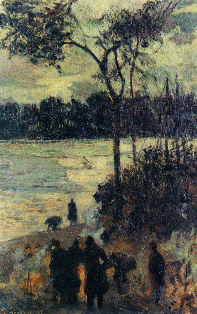 Paul Gauguin - Fire by the Water