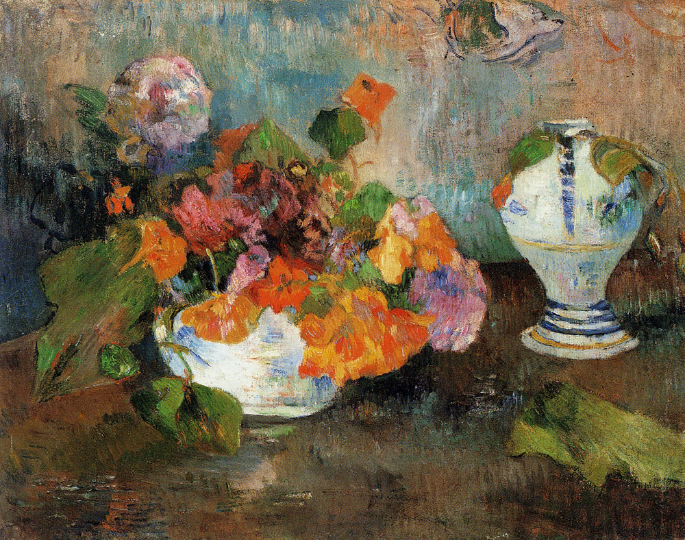 Paul Gauguin - Vase of Nasturtiums