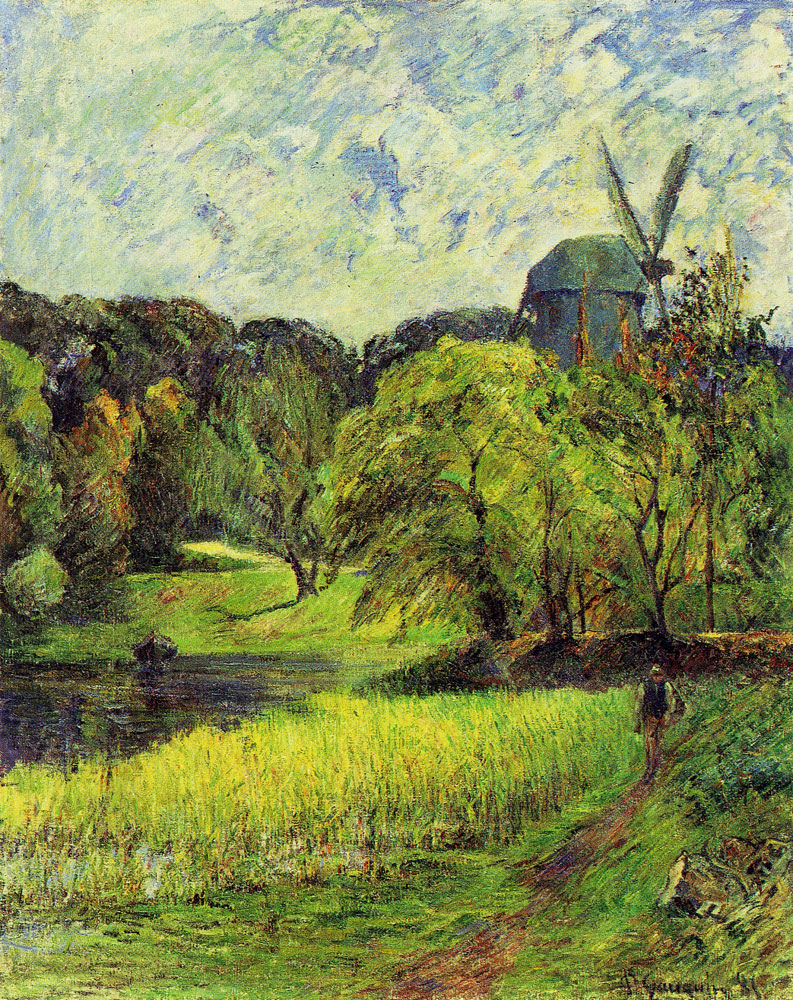 Paul Gauguin - Windmill (Dronningens Mølle), Østervold Park