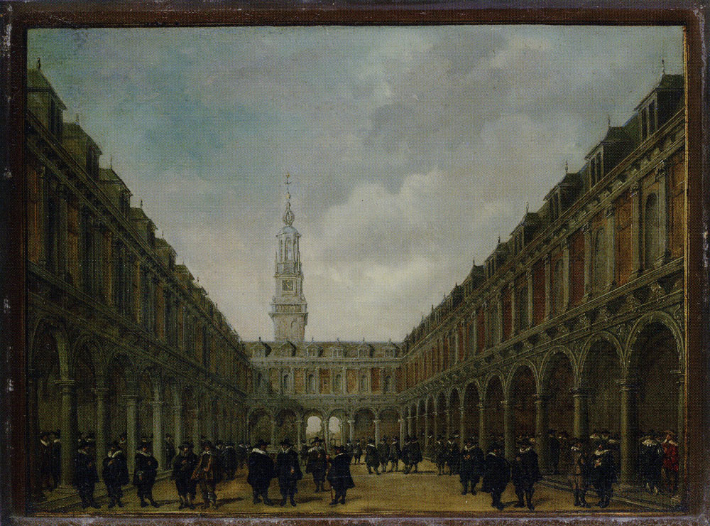 Philips Vingboons - Courtyard of the Bourse