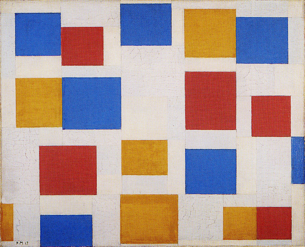 Piet Mondrian - Composition with Colour Planes 4