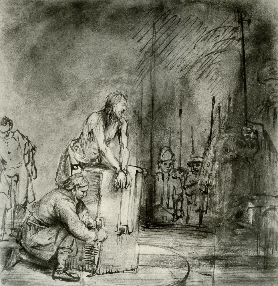 Rembrandt - Christ Before the Flagellation