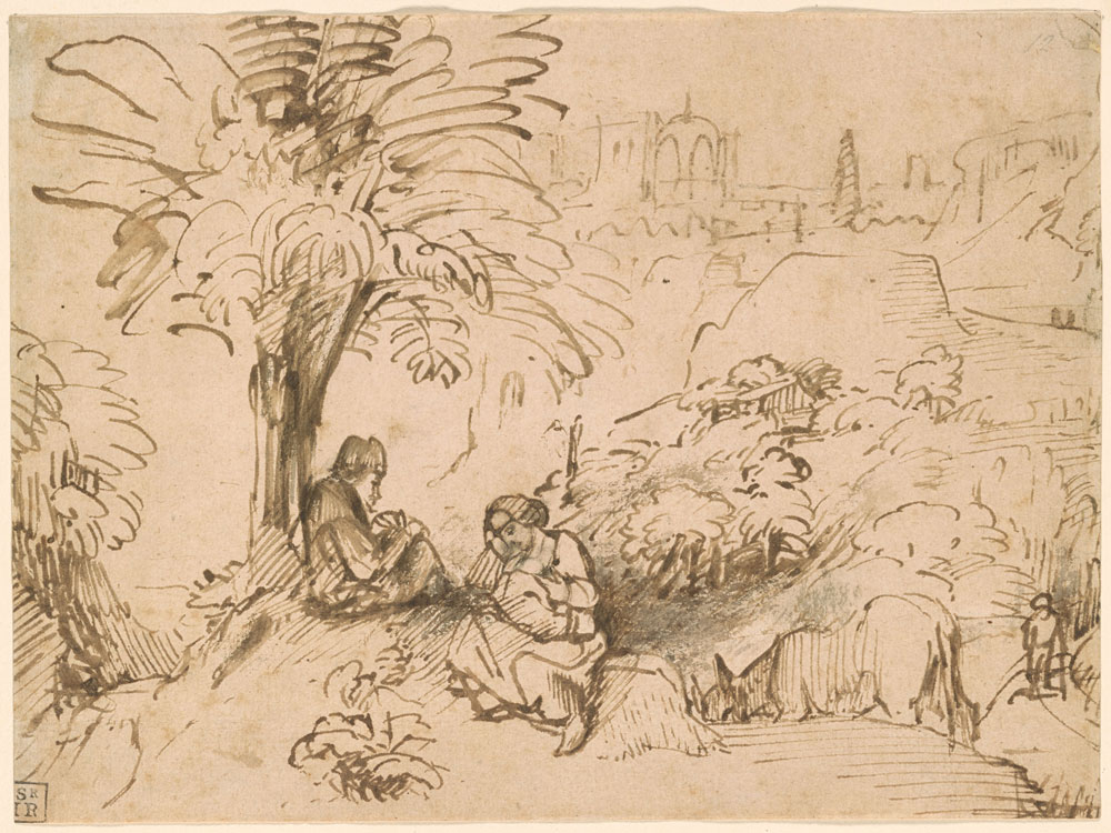 Rembrandt - The Rest on the Flight into Egypt
