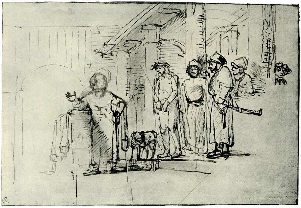 School of Rembrandt - Ecce Homo