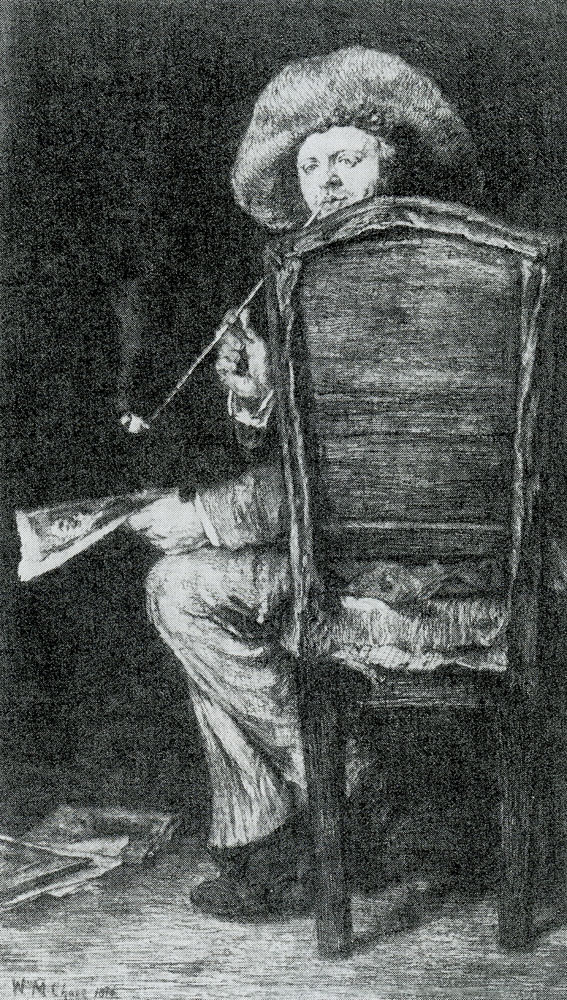 William Merritt Chase - Dureneck in His Study