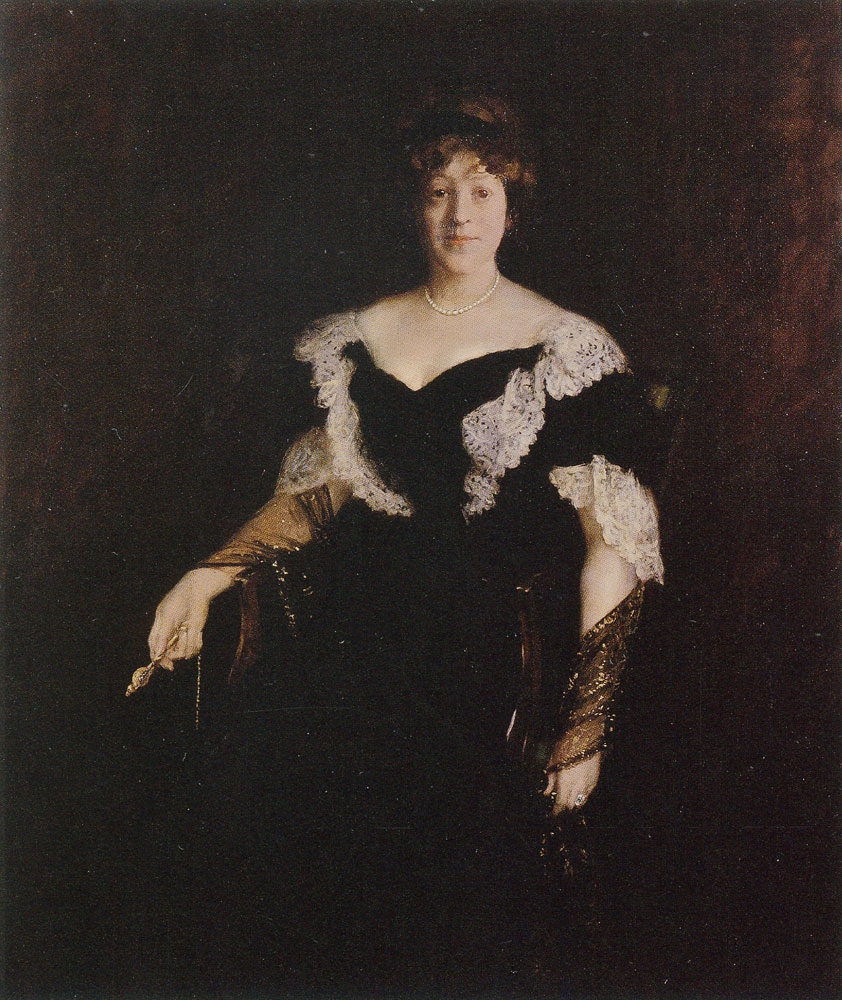 William Merritt Chase - Portrait of Mrs. H.