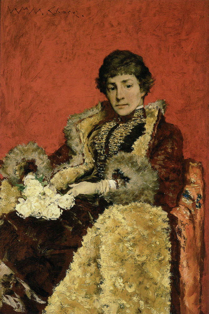 William Merritt Chase - Portrait of Mrs. H. (Howell)