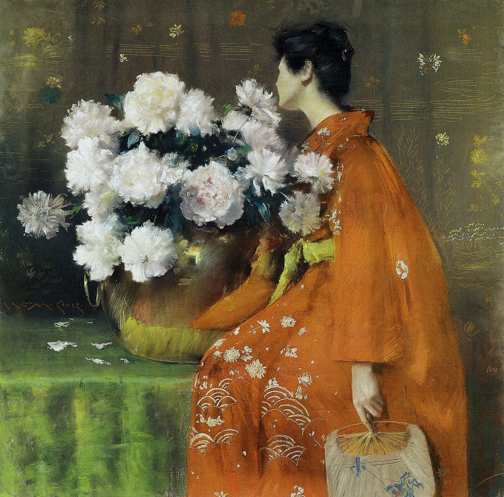 William Merritt Chase - Spring Flowers (Peonies)