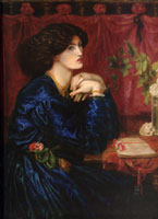 Dante Gabriel Rossetti Jane Morris (The Blue Silk Dress)