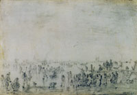 Jan van Goyen Winter landscape with Huys te Merwede