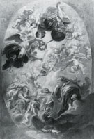 Copy after Peter Paul Rubens The Apotheosis of James I