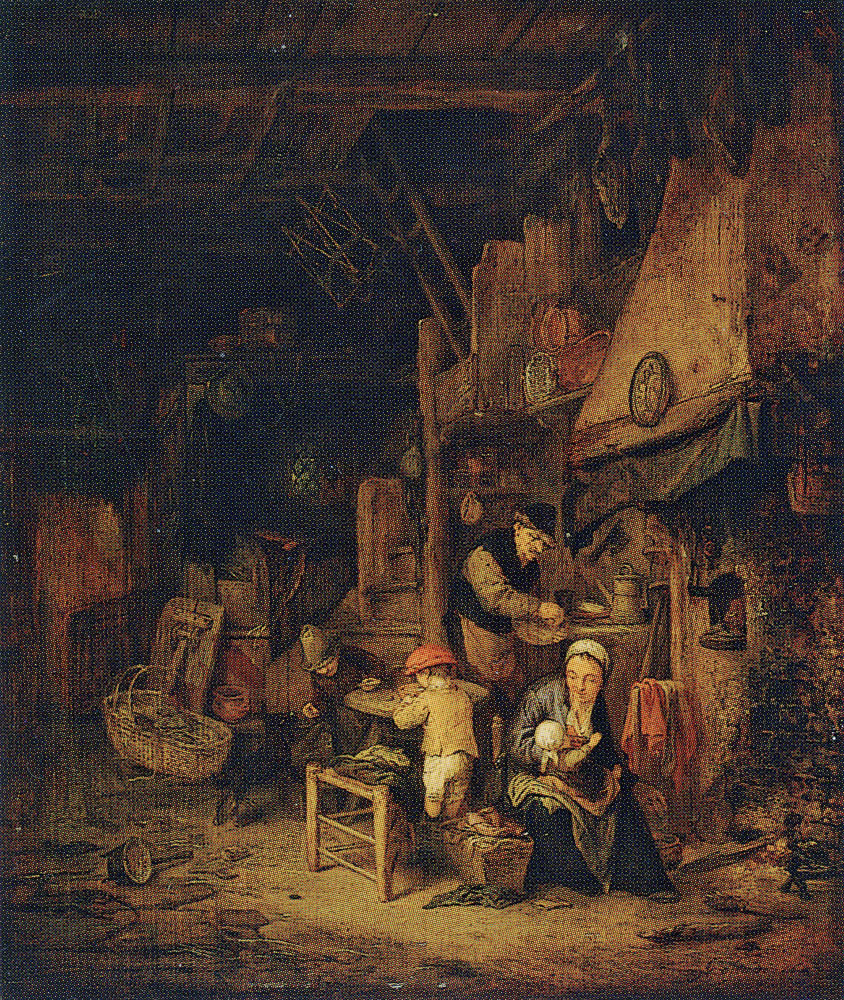Adriaen van Ostade - Peasant Family in an Interior