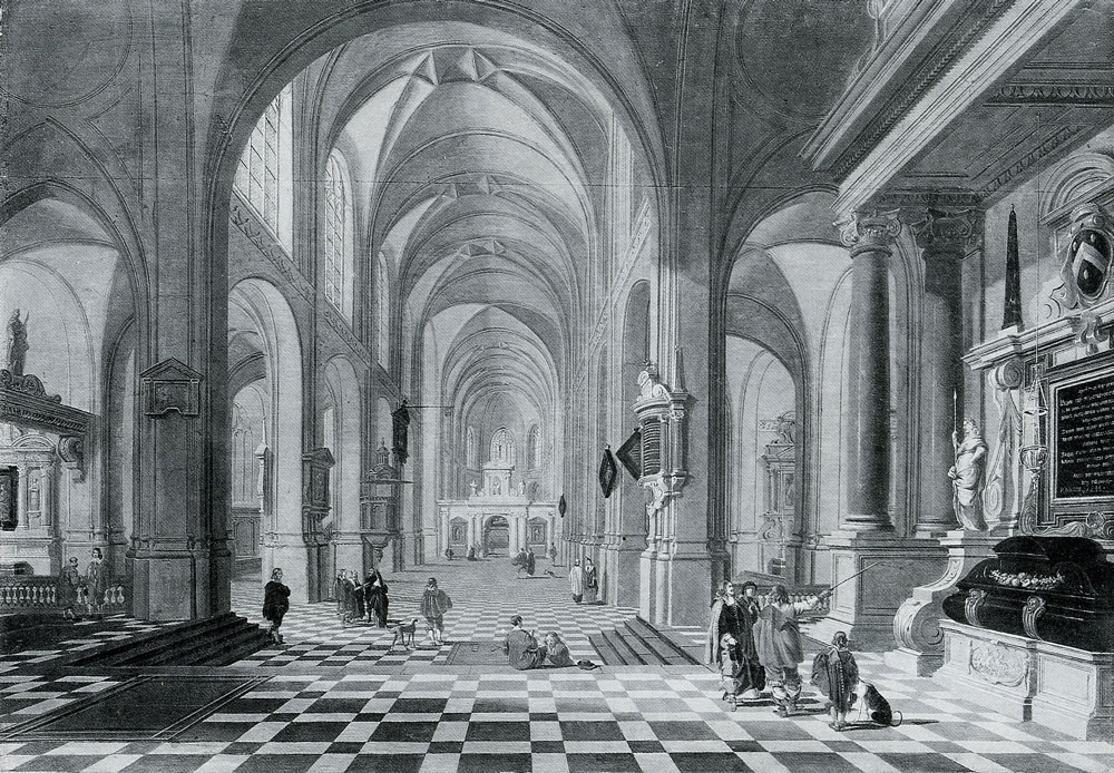Attributed to Bartholomeus van Bassen - Interior of a Church