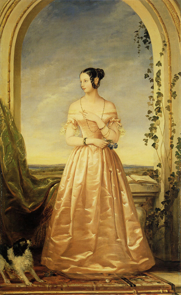 Christina Robertson - Portrait of Grand Duchess Alexandra Nikolaevna