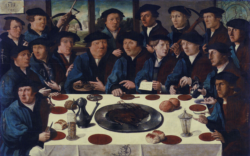 Cornelis Anthonisz. - A Banquet for the Civic Guard