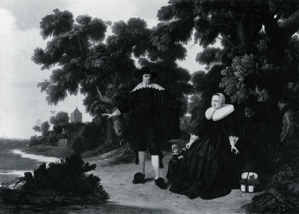 G. Donck - Jan van Hensbeeck and his Wife, Maria Koeck, with an Infant