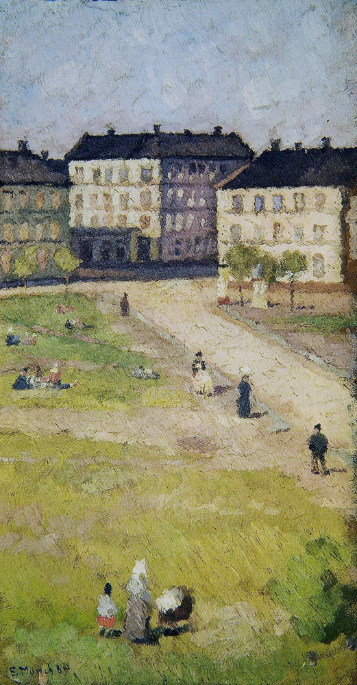 Edvard Munch - Afternoon at Olaf Rye's Square